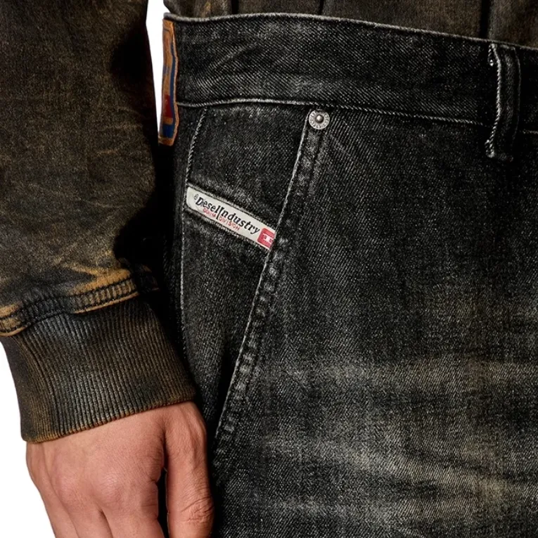 DIESEL Denim Cargo Jeans-4