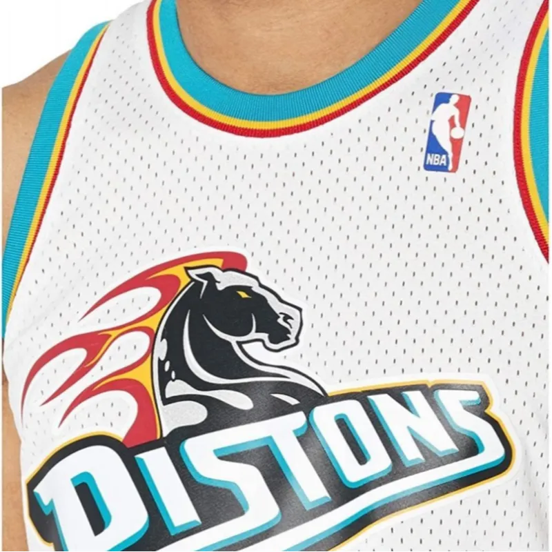 Mitchell Ness Basketball Jerseys Unisex White-4