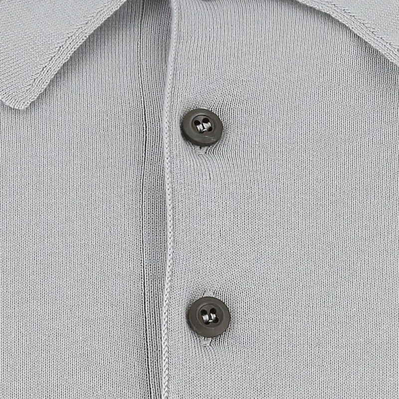 PRADA Polo Shirts Men Gray-2