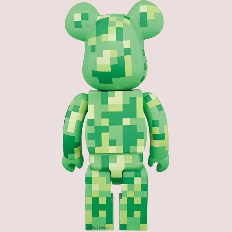 Bearbrick Creeper Green-2