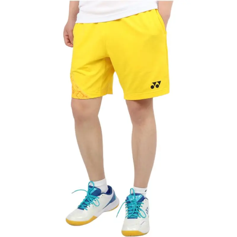 YONEX Sports Shorts Men's Begonia Flower Yellow-3