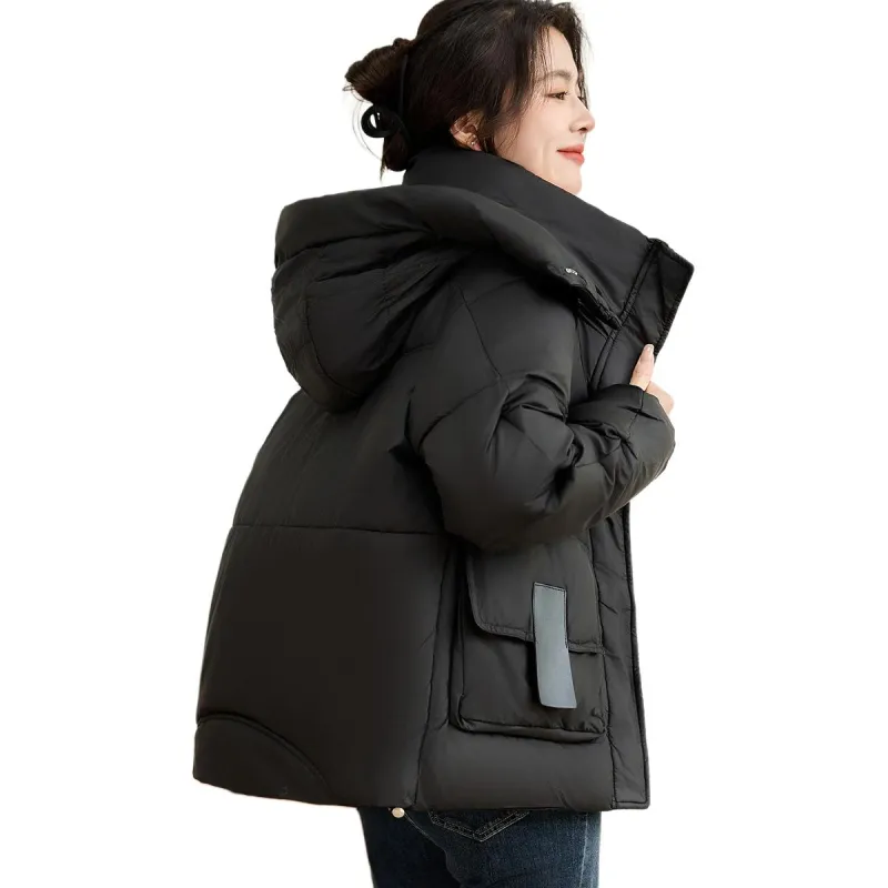 CARBAMMI Puffer Jacket Women's Black-4