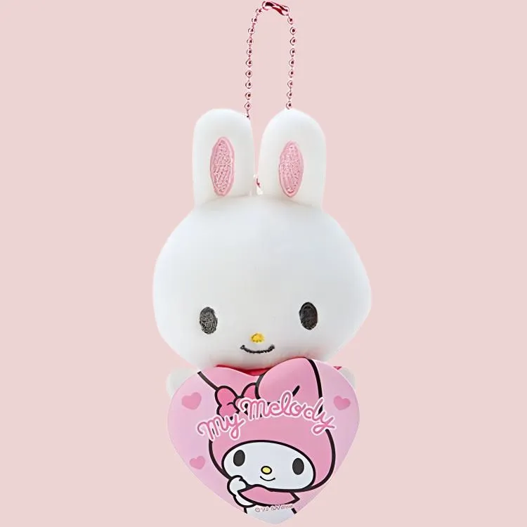 Sanrio Figure Print Grand Prize Support Collection My Melody Dolls Plush Pendant 12.5cm Height-1