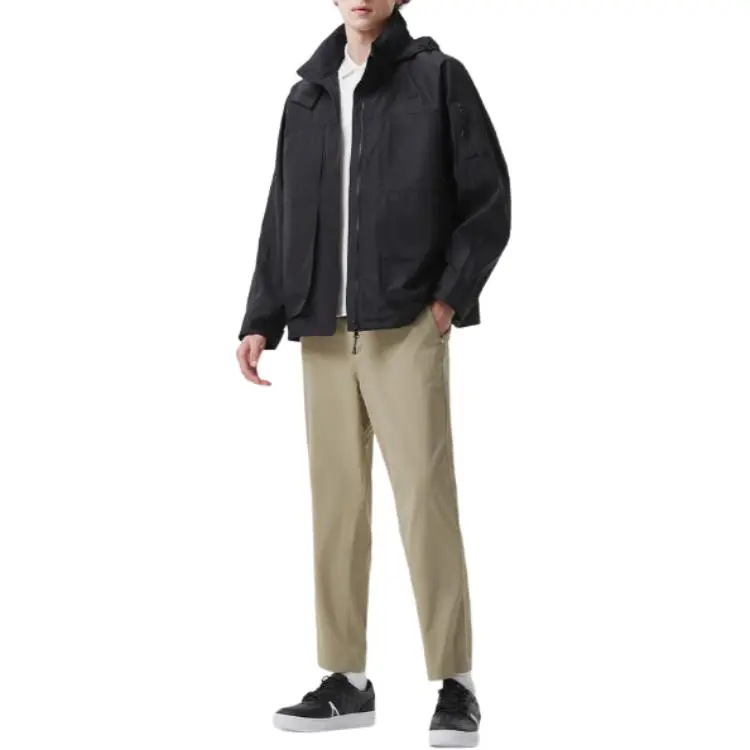 LACOSTE Jackets Coats Men's Black-5
