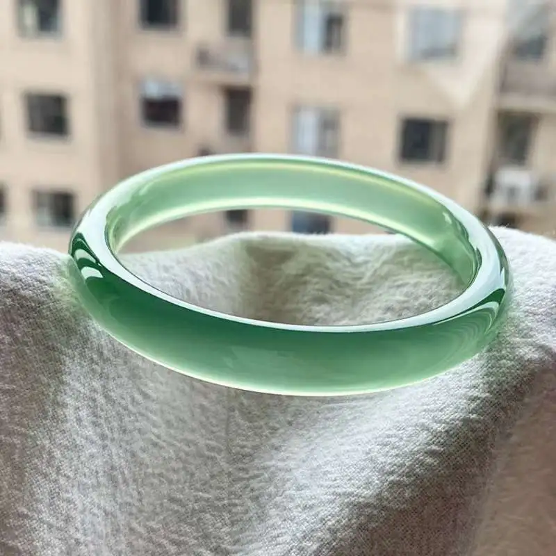 Grace Chalcedony Jade Bangles Women's-2
