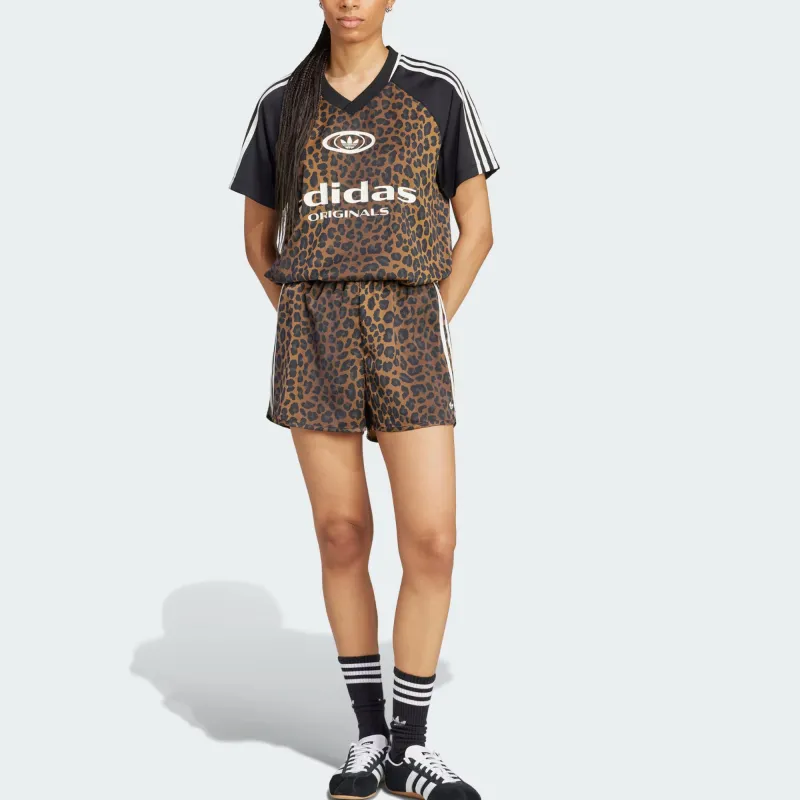 Adidas Women's Satin Shorts Multicolor/Bronze Strata-3