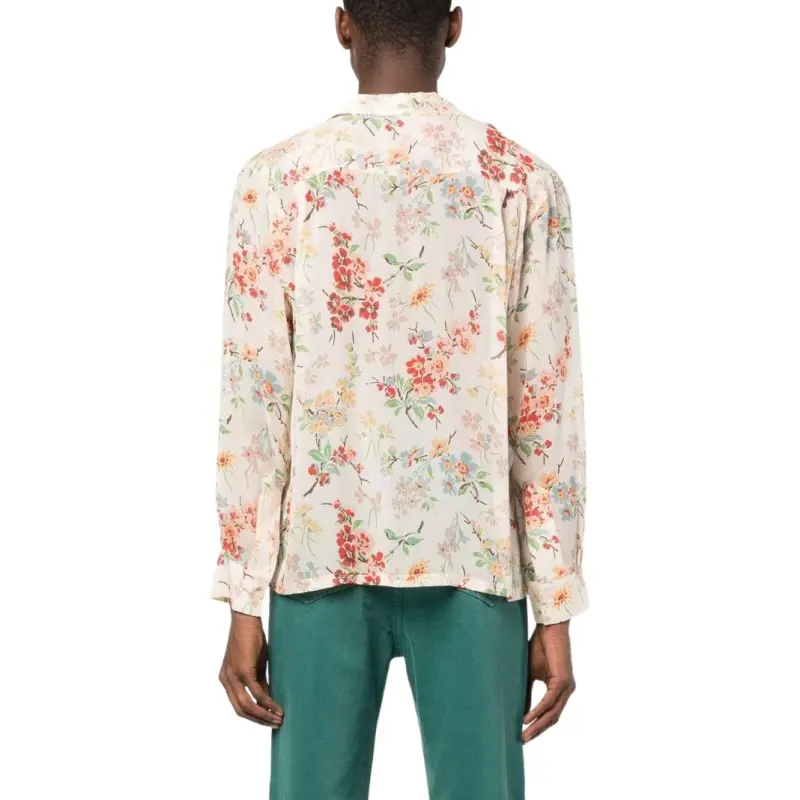 BODE Flowering Crabapple Short Sleeve Shirt-4