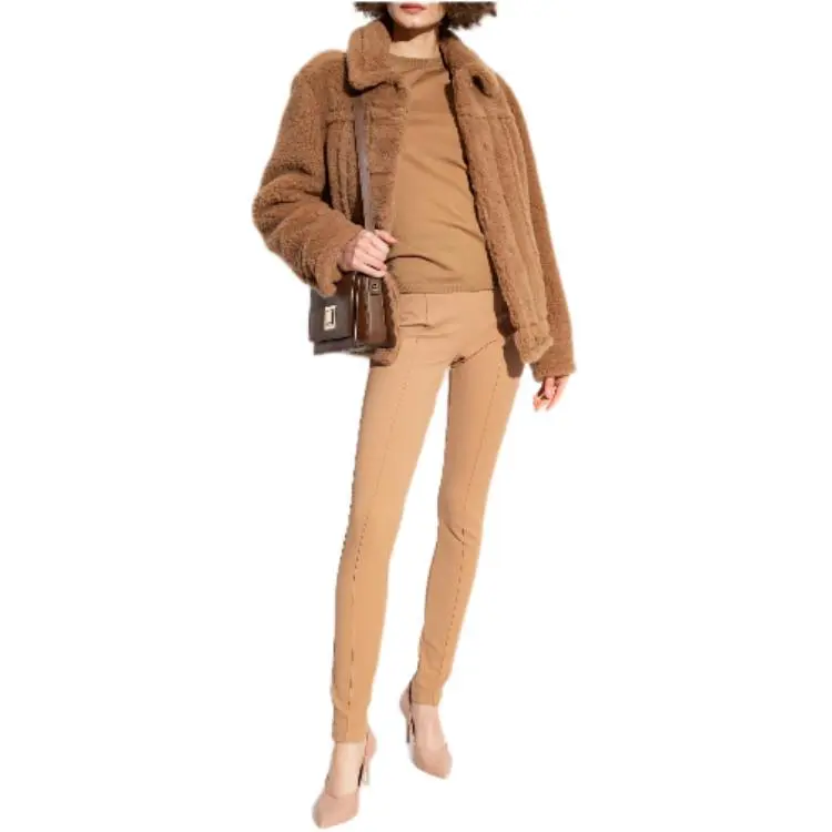 MaxMara Torino Slim Fit Stretched Trousers-4