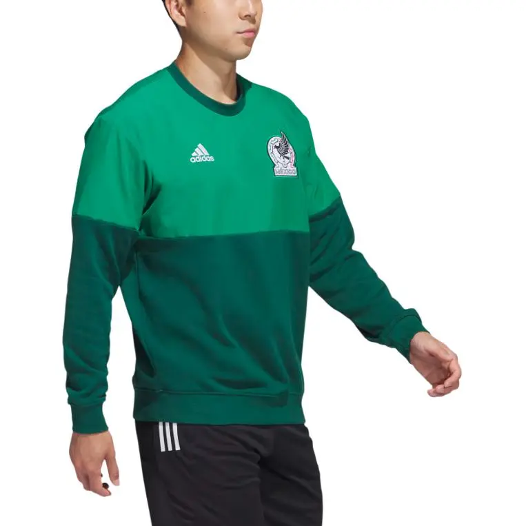 Adidas Free Shipping With AdiClub Mexico Woven Crew Sweatshirt-3