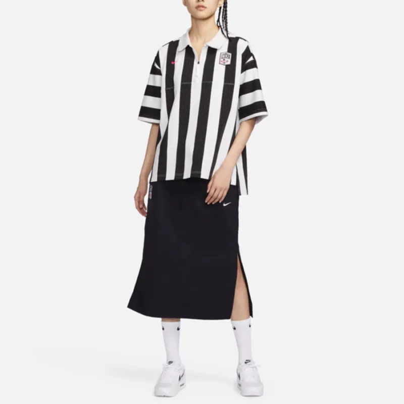 Nike Women'ss Woven High Waist Skirt Black-2