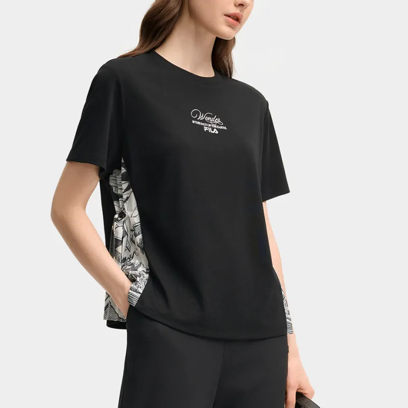 FILA x M.C.ESCHER SS25 T Shirt Women's Jet Black BK-4