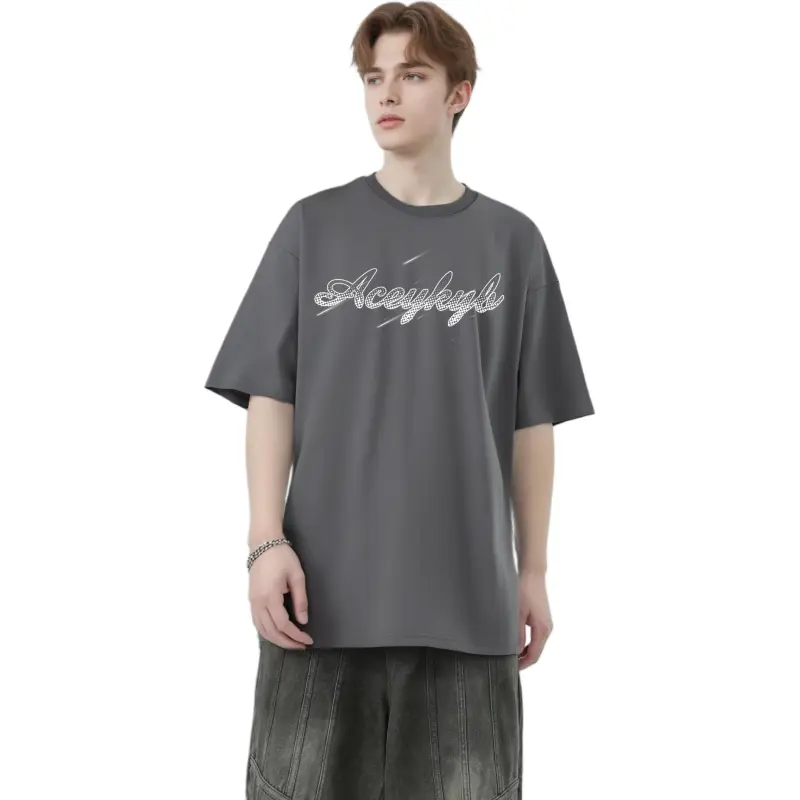 YK&YB T Shirts Unisex Dark Gray-4