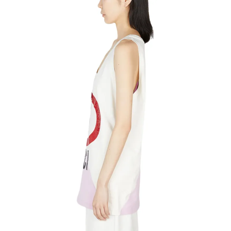 GUCCI Logo Printed Sleeveless Top-4