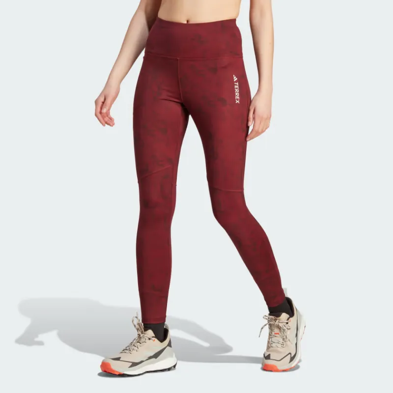Adidas Leggings Women's Red-2