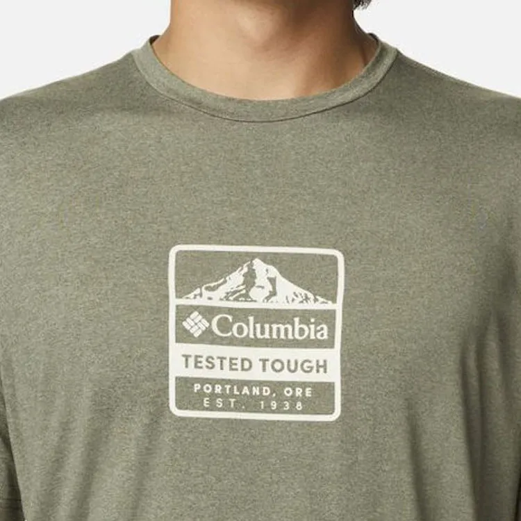 Columbia T Shirts Men Green-3