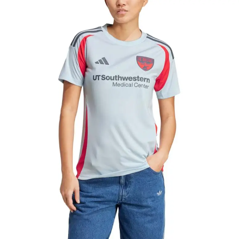 Adidas Women's Fc Dallas 25/26 Away Jersey Sky Tint-2