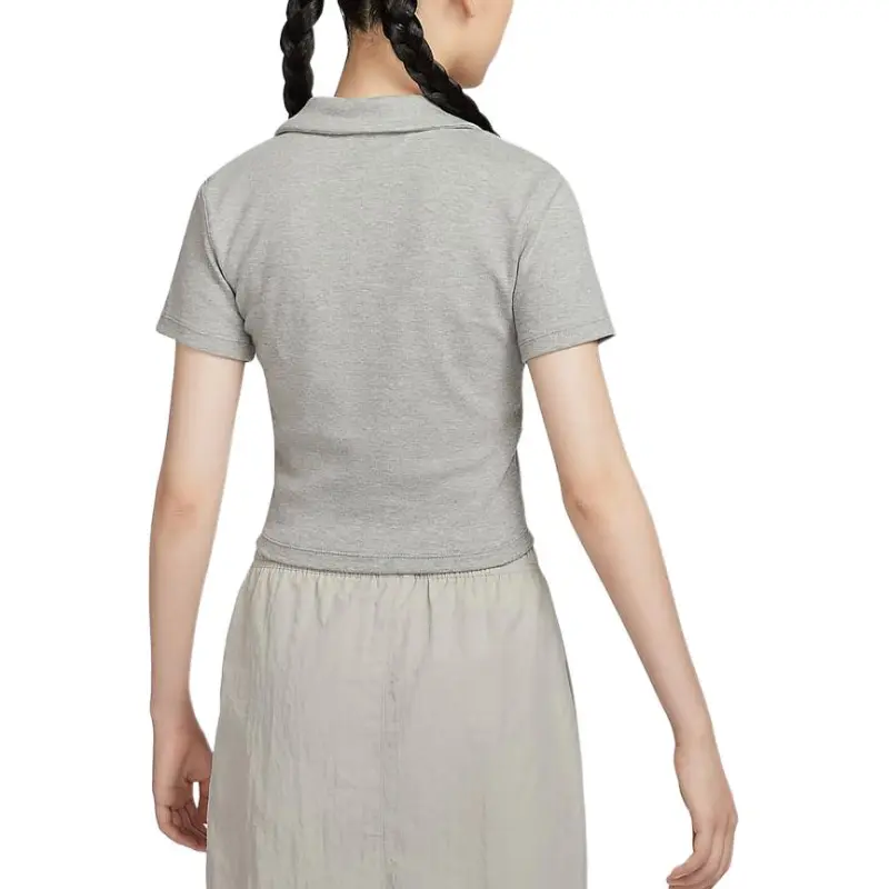 Nike T Shirt Women's Toned Dark Gray-4