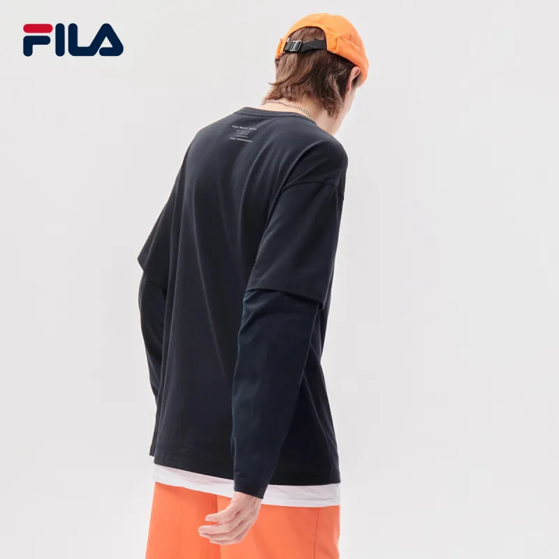 FILA x MIHARA YASUHIRO/, T Shirt Men's Jet Black-4