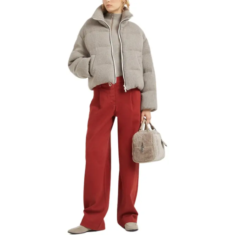 Brunello Cucinelli SS23 Jackets Coats Women's Khaki-2