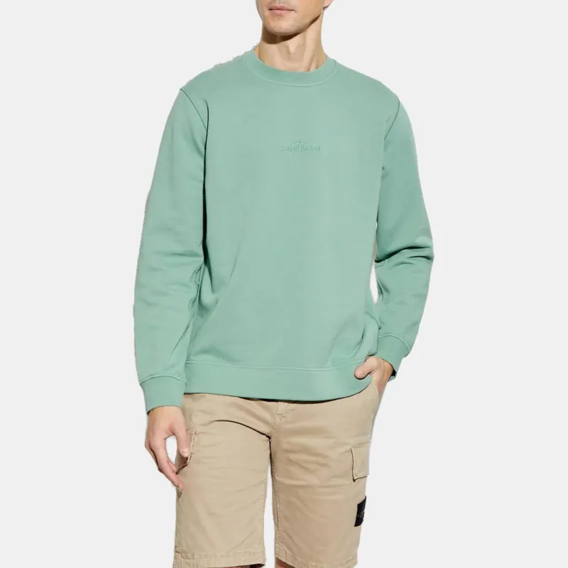 STONE ISLAND Logo Embroidered Sweatshirt-1