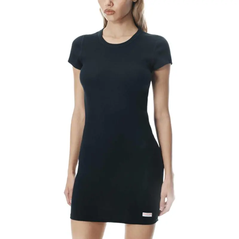 Alexander Wang Bodywear Series SS25 Short-Sleeved Dresses Women's Navy-3