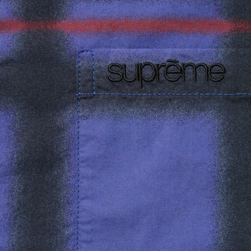 Supreme Spray Tartan Shirt-2