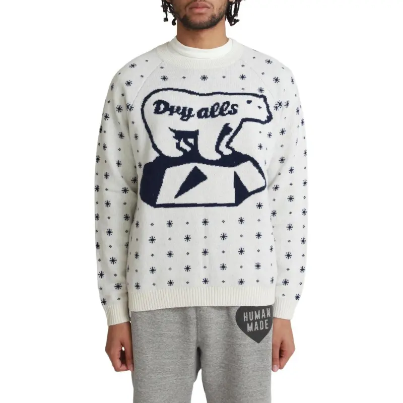 HUMAN MADE FW23 Fall/Winter Collection Sweater Unisex-3
