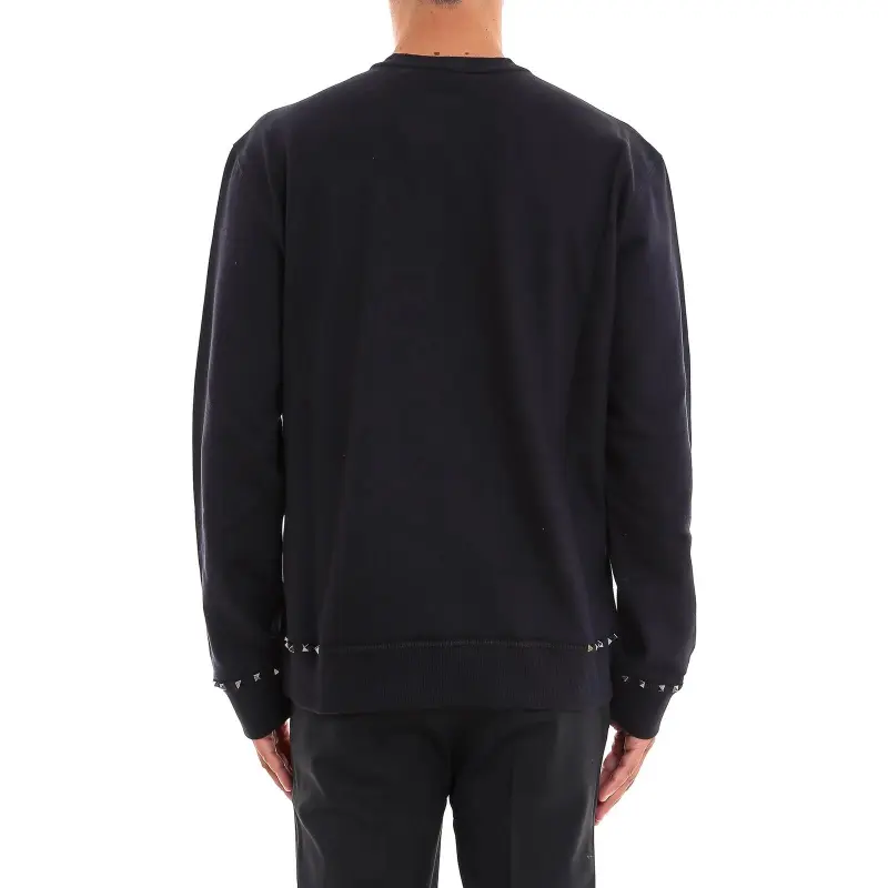 Valentino Stud Detailed Crewneck Sweatshirt-1