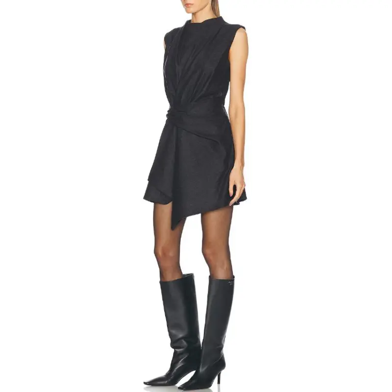 A.L.C. Sleeveless Dress Women's Dark Gray-2