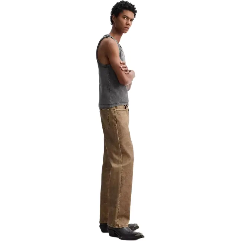 ZARA Jeans Men Light Brown-3
