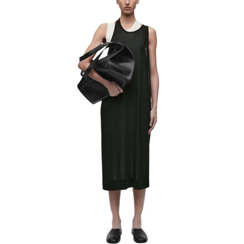 COS Sleeveless Dress Women's Black/White-1