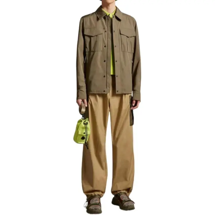 Moncler Jackets Coats Men's Brown-2