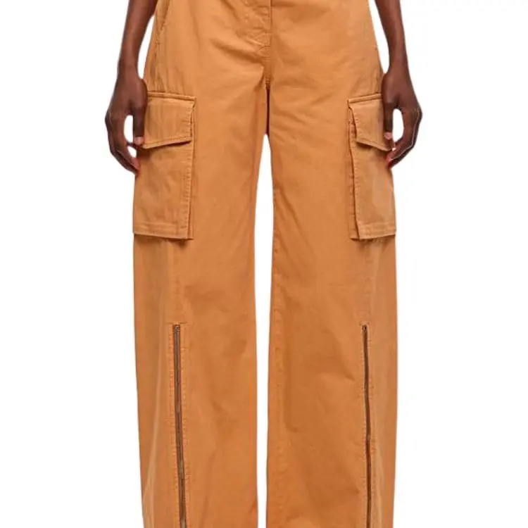 Stella McCartney Straight-Leg Ankle-Zip Cargo Pants-4