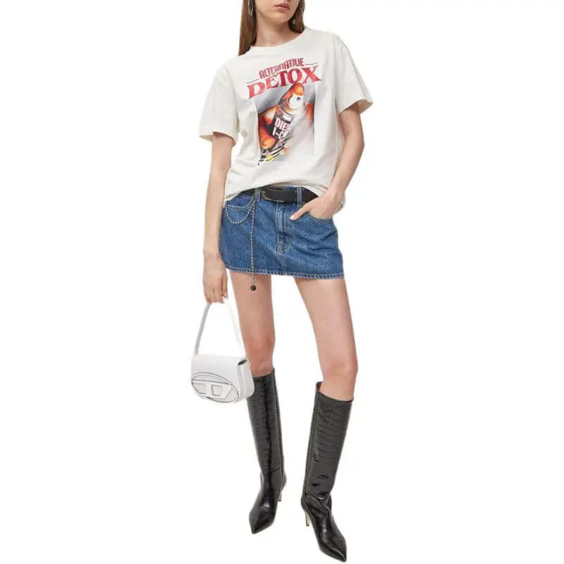 DIESEL T Shirts Women's White-3