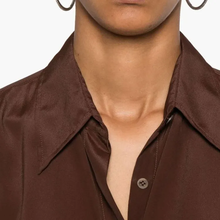 DRIES VAN NOTEN Chowy Long Sleeved Shirt-4