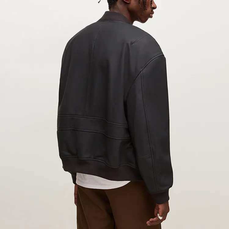 ALLSAINTS Leather Jacket Men's Black-2