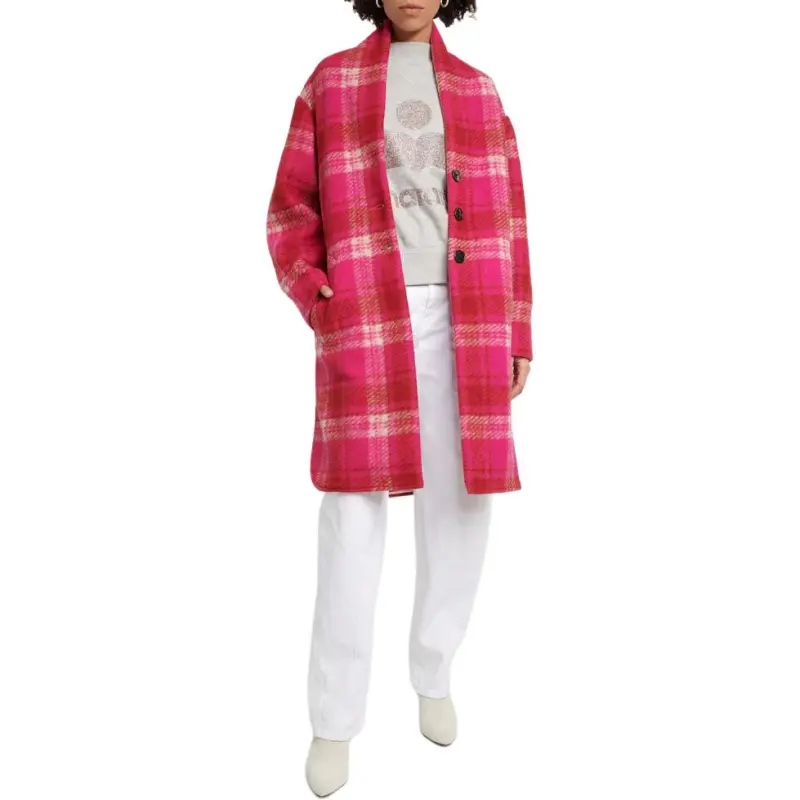 ISABEL MARANT ETOILE Checked Gabriel Coat-2