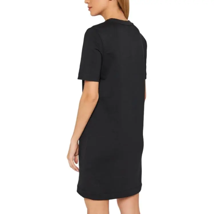 MOSCHINO Short Sleeved Dress Women's Black-4