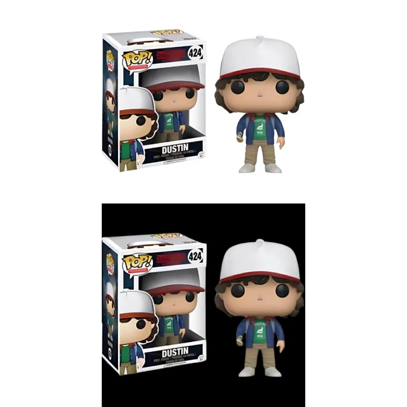 Funko POP! Collection TELEVISION Stranger Things Dustin Chibi Figures-3