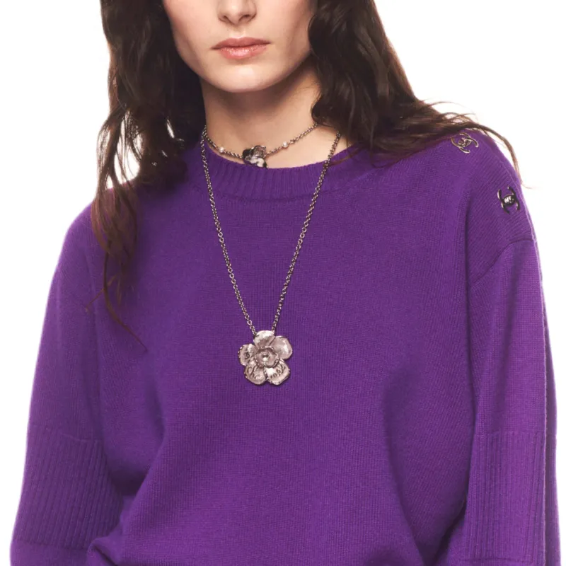 CHANEL FW24 Sweatshirt Women's Purple-2