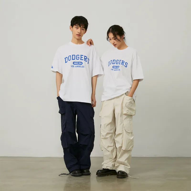 MLB College Style Series T Shirts Unisex White-4