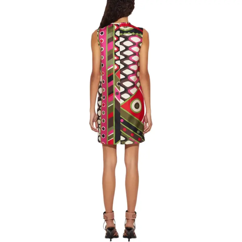 EMILIO PUCCI Vivara print Silk Minidress-4