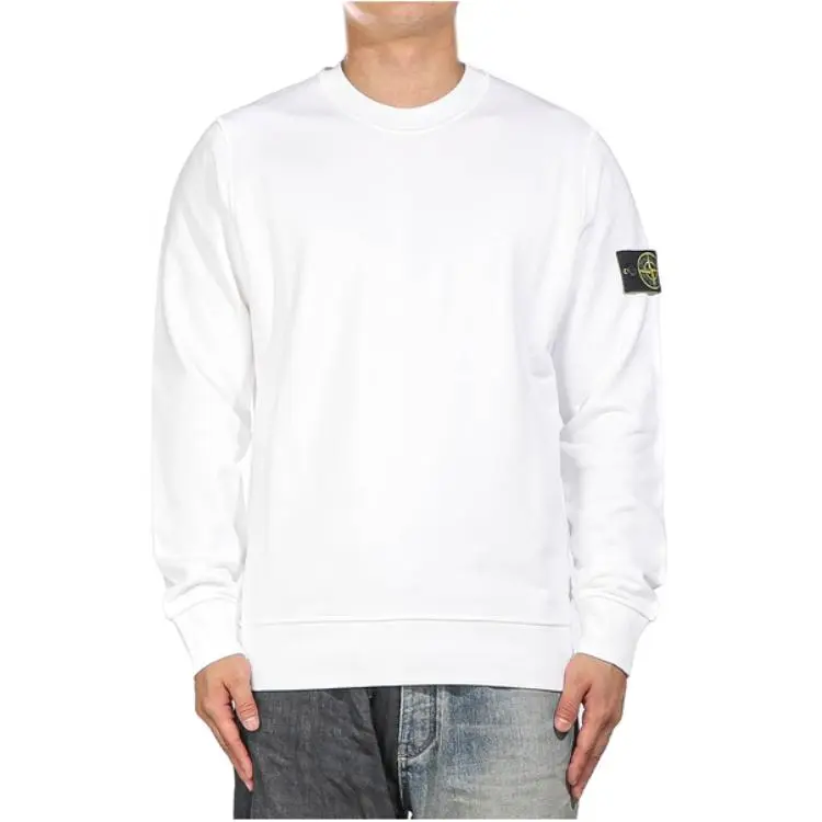 STONE ISLAND Logo Patch Crewneck Sweatshirt-4