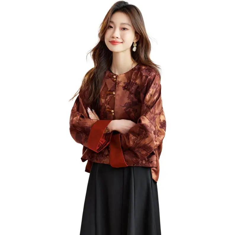 Yi Mengyuan Cropped Coats Women's-5