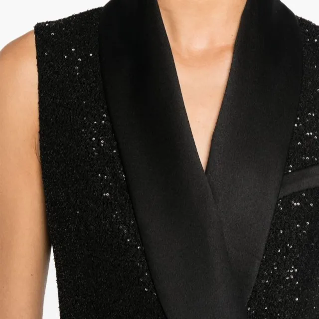 Max Mara Sequinned Sleeveless Dress-2