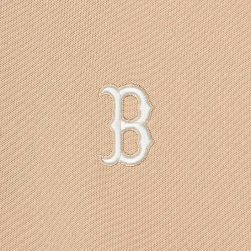 MLB Boston Red Sox Polo Shirts Unisex Apricot-2