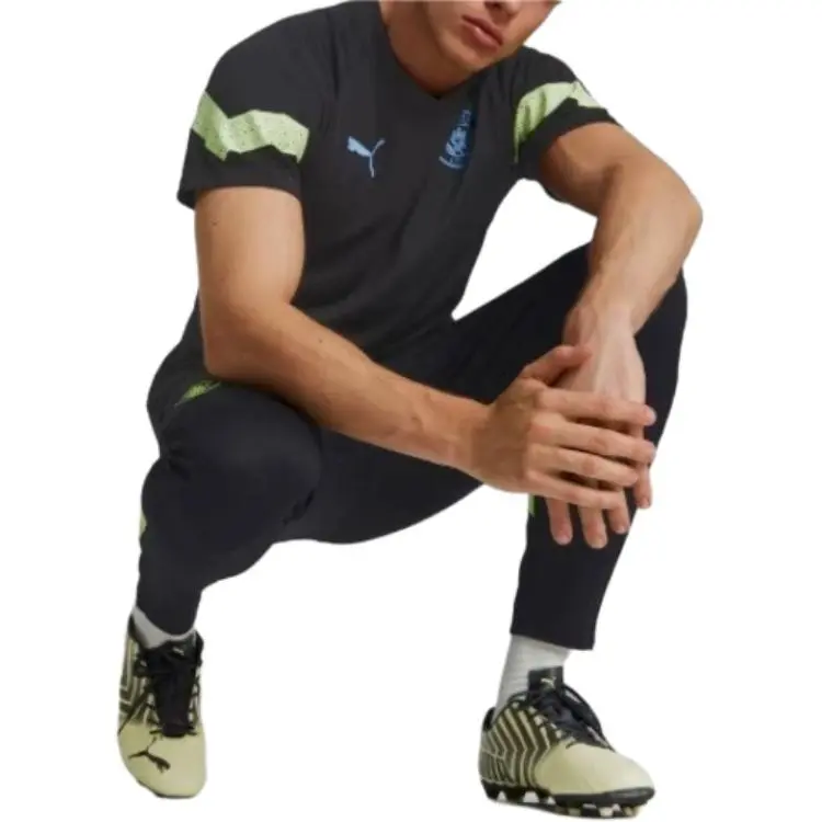 PUMA Manchester City T Shirts Men Black-3