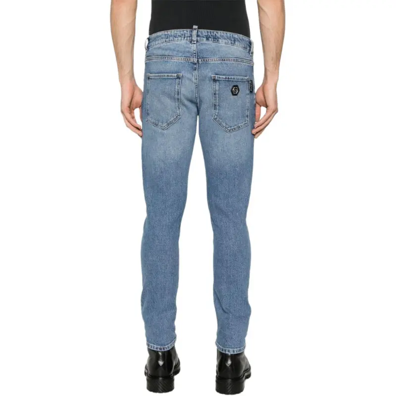 PHILIPP PLEIN Logo Patch Skinny Jeans-2