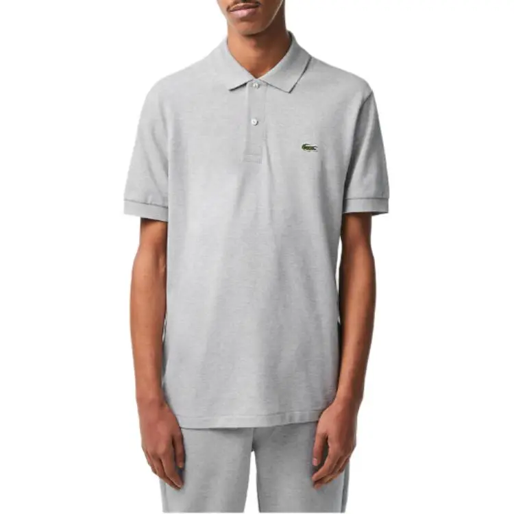 LACOSTE Classic Fit L.12.12 Heathered Polo Shirt-3