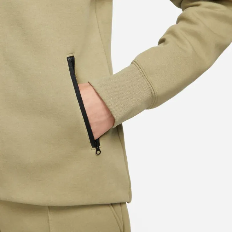 Nike Sportswear Women's Tech Fleece Windrunner Full Zip Hoodie Neutral Olive/Black-3